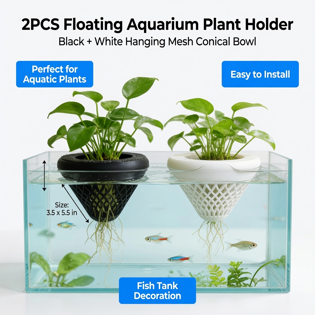 2PCS Floating Aquarium Plant H - đánh giá và giá Marine Aquarium Hobby