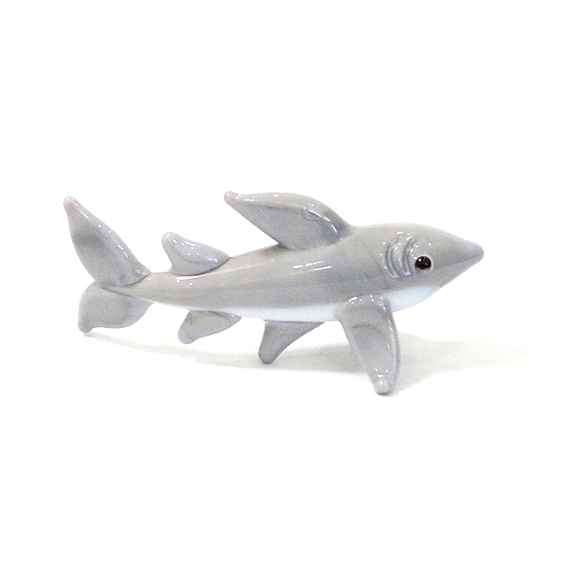 Handmade Mini Glass Shark Figu - đánh giá và giá Marine Aquarium Design