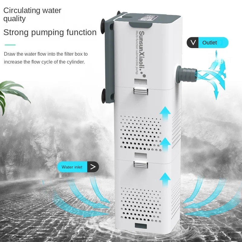 SUNSUN 3 in 1 Filter for Aquar - đánh giá và giá Marine Aquarium Design