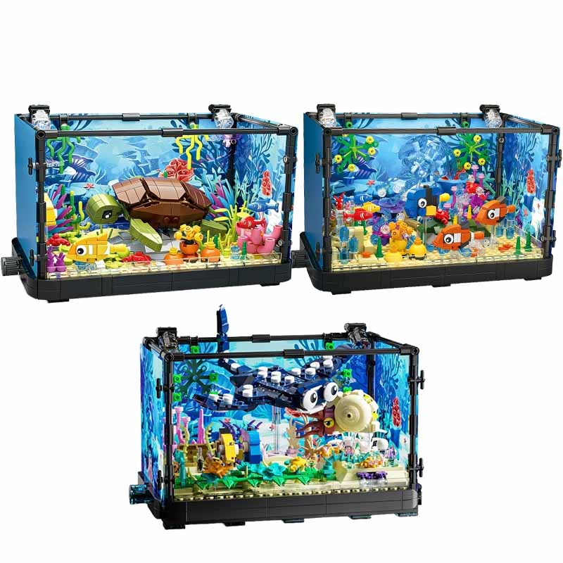 Fish Tank Building Block Set w - đánh giá và giá Marine Aquarium Tanks